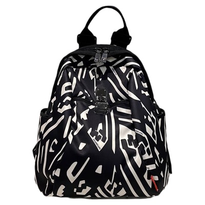 牛津布双肩包休闲女士旅游背包潮