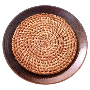 复古柴烧色壶承大小号炭炉隔热底座烧水壶防烫壶垫干泡台茶壶承托