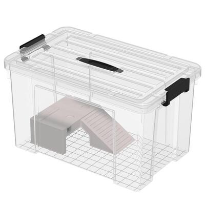 周转箱乌龟缸家用过滤带晒台大型