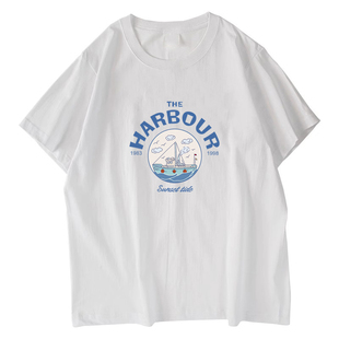 睡衣上衣单件女可外穿纯棉白色短袖t恤女夏季宽松百搭透气家居服