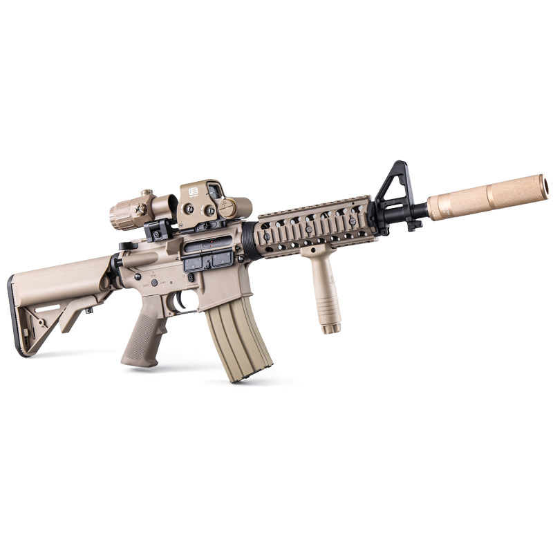 电动连发军典司马M416软弹真电动玩具枪