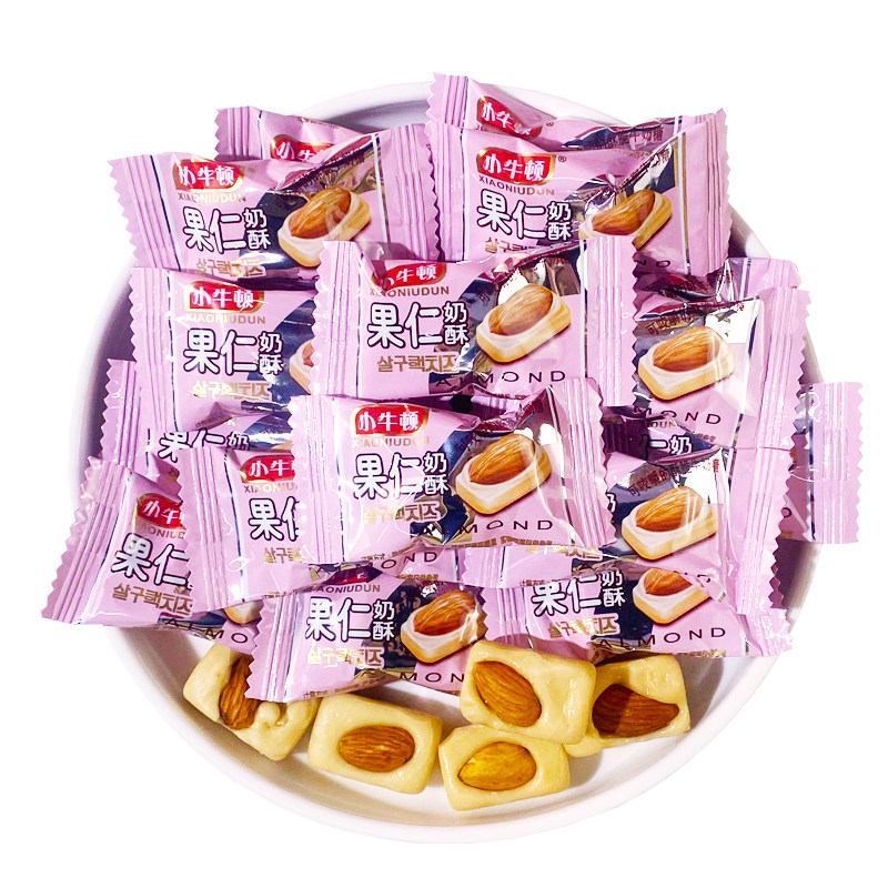 小牛顿果仁奶酥巴旦木牛奶糖
