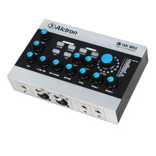 萨克斯效果器 U16KMKⅡ吉他直播弹唱录音声卡 硬件ASIO 支持快手