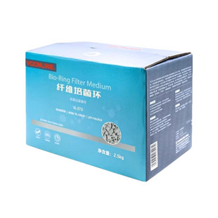 沃韦朗纤维环滤材培菌陶瓷环过滤材料水族箱循环水净化滤料AC菌环