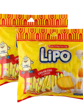 Lipo越南原味面包干奶香300g*2包