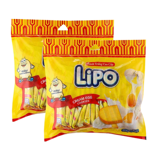 进口越南Lipo原味面包干300g*2包饼干糕点零食大礼包送礼早餐小吃