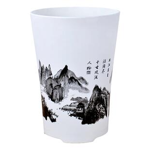 树脂塑料花盆龙血树龟背竹植物加厚客厅室内家用落地耐用高筒花盆