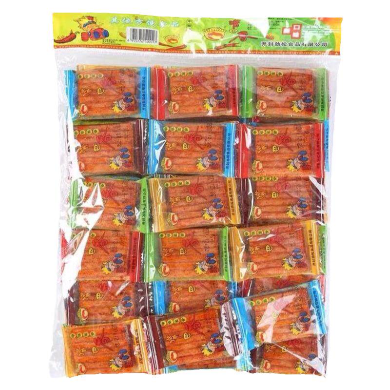 嘴巴香辣条8090后怀旧麻烦零食手撕老式大辣片耐吃零食网红大刀肉