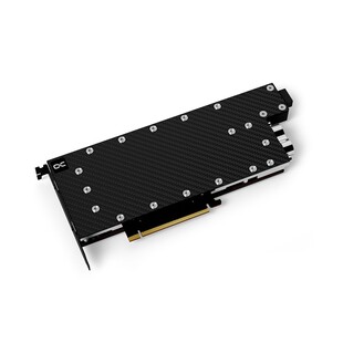 欧酷 NV A100 80G 专业卡显卡分体水冷头 无光碳纤维版服务器渲染