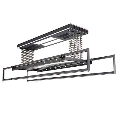 小阳台米阅智能家用电动晾衣架遥控声控晾衣杆全自动升降伸缩烘干