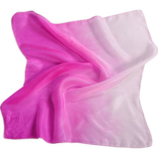 艺都 支持定做舞蹈手绢手帕 方巾胶州秧歌丝巾风酥雨忆真丝纱巾