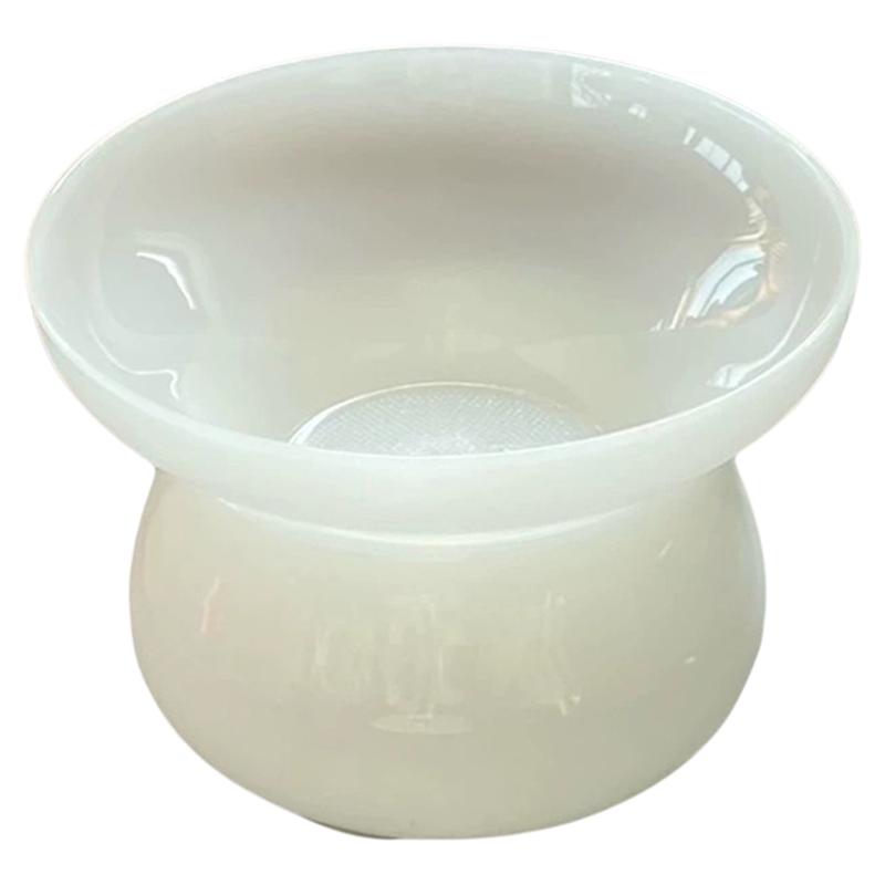 高档冰种璞玉全瓷一体茶漏茶滤