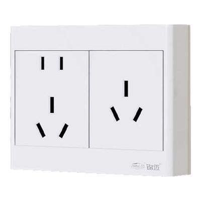 锦迈明装大功率八孔插座