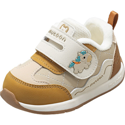 牧童婴儿软底阿甘鞋加绒步前鞋