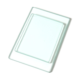 手工DIY皮具工具玻璃板边角打圆 高强度钢化玻璃垫板处理背面毛面