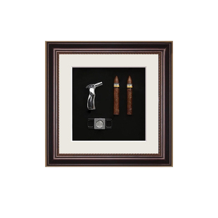 法式中古风装饰画黑白高级感玄关柜入户正对门挂画抽象几何复古壁