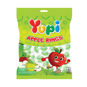 YUPI优皮什锦水果软糖印尼进口果汁糖QQ糖橡皮苹果味喜糖解馋零食
