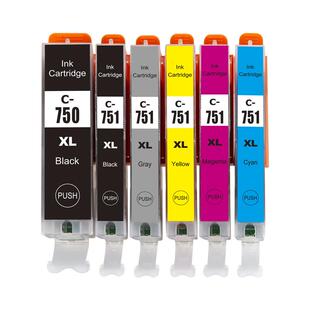 适用佳能CANON MG7170 7570 IP7270 8770 IX6870 6770 MX727 927 MG5570 5670 6370 6470 750 751打印机墨盒