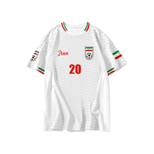 2026世预赛伊朗队服球员版足球衣服速干短袖t恤衫男女球迷服半袖