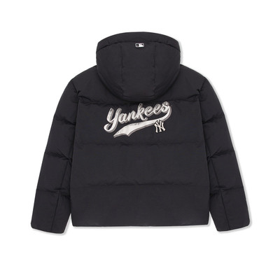 MLB连帽短款运动学院风羽绒服