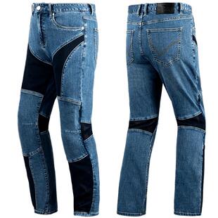 摩多狼摩托车骑行裤牛仔裤男机车防摔赛车裤骑士装备四季轻薄透气