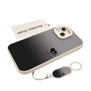 手机壳渐变黑色苹果17promax iphone16promax新款iphone15pro高级感14pro保护套13pm小众12网红1防摔硅胶女款