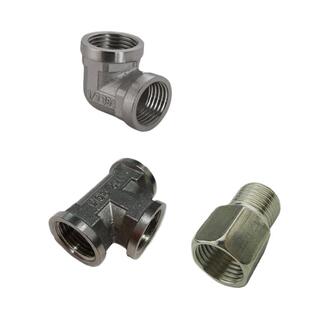 不锈钢对丝4分1寸内弯头外牙直三通管古补芯暖气五金管件变径接头