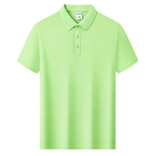 POLO衫纯色速干T恤工作服夏衫短袖半袖t恤男女定制LOGO企业文化衫
