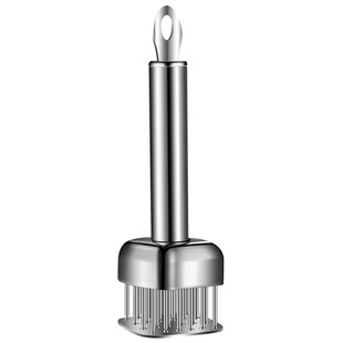 316不锈钢拍牛排工具松肉针锤子敲打家用扎孔断筋扣肉插扎肉神器