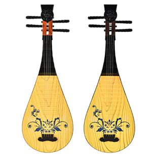 儿童早教玩具仿真古典琵琶四弦初学者民族音乐男女孩可弹奏乐器