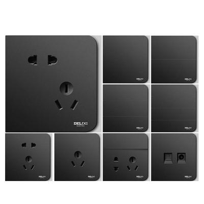 德力西86型多孔暗装开关插座面板