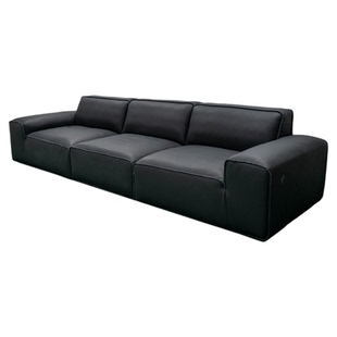 md夏图大黑牛意式极简羽绒松软小户型豆腐块设计师直排诧寂风沙发