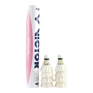 旗舰店正品威克多VICTOR粉胜利羽毛球12只装耐打稳定特惠SPECIAL