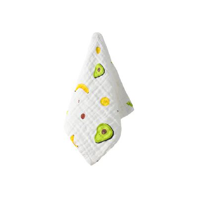 洁丽雅纯棉纱布洗脸毛巾婴幼儿童