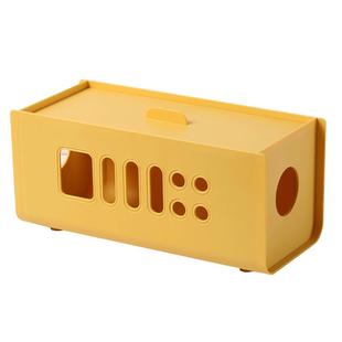 插座电线收纳盒整理线盒插排遮挡盒桌面插线板电源线收纳神器插板