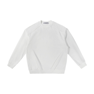 二十二号穿搭【比弗利山庄】100%纯棉龙骨定位直角肩长袖男士卫衣