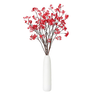 落地高枝干花花束绣球真花风干轻奢装饰天然手工客厅摆设摆件插花