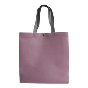 烟灰紫服装店手提袋无纺布袋女装购物袋子定制礼品包装袋衣服打包