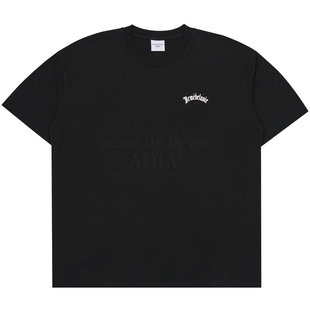 ADLV韩国潮牌夏天金链子小熊娃娃短袖潮流T恤男女同款上衣纯棉