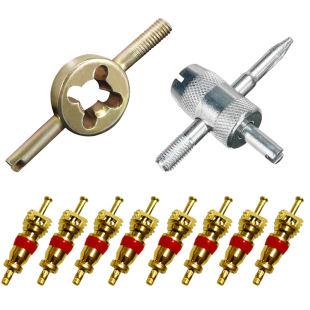 气门芯扳手自行车轮胎美式嘴帽钥匙电动车汽车拧气门芯工具取出器