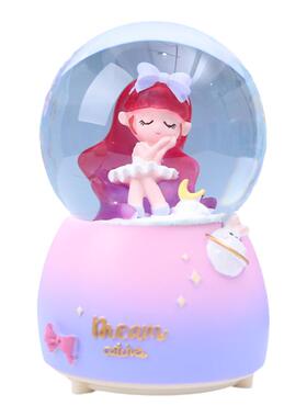 星空王子水晶球音乐盒儿童礼物
