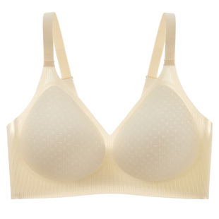 六只兔子无痕内衣女小胸聚拢软支撑胸罩无钢圈收副乳防外扩文胸