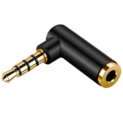 3.5公对母音频转接头耳机不挡手