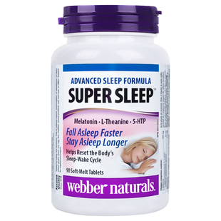 加拿大进口Webber伟博安睡宝褪黑素90片助眠睡眠安瓶官方旗舰正品