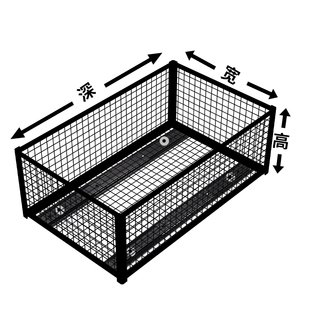 定制家居橱柜收纳筐厨房轨道网格拉篮免安装衣柜多层收纳篮抽屉式