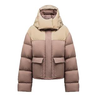 ECCO x NRL联名 新款防风保暖短款连帽羽绒服冬季外套女EN253J029