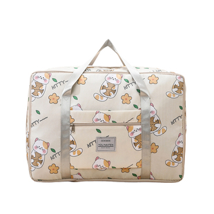 短途手提待产收纳旅行袋轻便大容量女时尚可套宽拉杆行李箱附加包