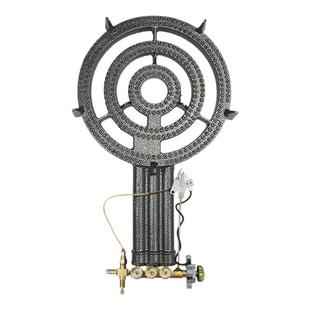 大三环猛火灶商用摆摊烧铁板液化气天然气煤气灶单灶燃气灶头专用