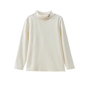 【厚暖】Q21小暖皮山茶油儿童秋衣男女童保暖发热内衣打底上衣