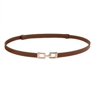 小腰带女真皮牛皮细窄皮带黑色简约百搭收腰装饰配连衣裙裤带新款